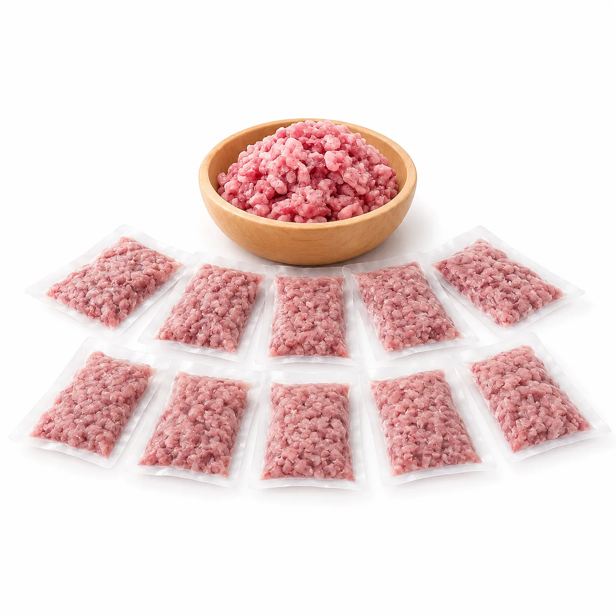 馬肉100%パラパラミンチ　便利な個食パック 500g(50g×10パック)
